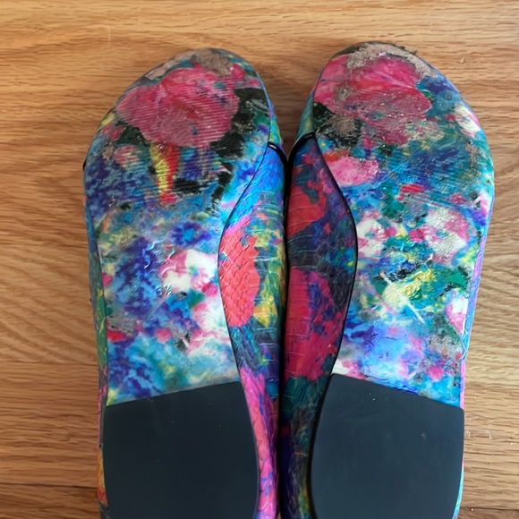 Brian Atwood Claudelle Snakeskin Loafer - Picture 4 of 5